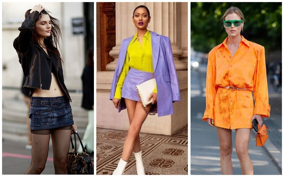 Мини — тренд, требующий осторожности: каких-то пара сантиметров, и образ из трендового и соблазнительного может превратиться в вызывающий и пошлый