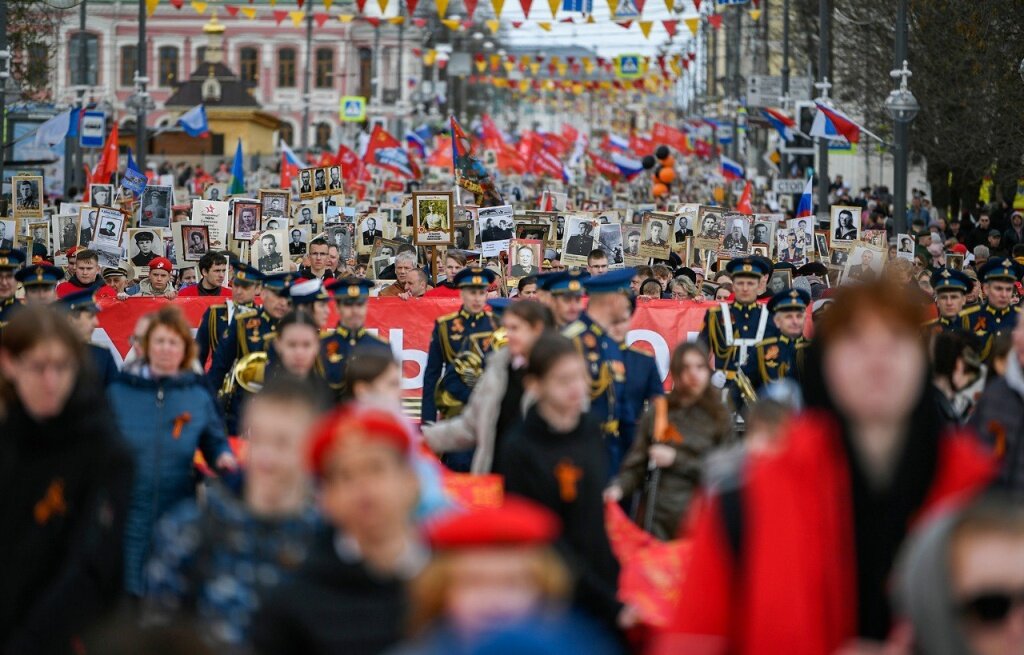 В Твери в «Бессмертном полку» прошло рекордное количество людей