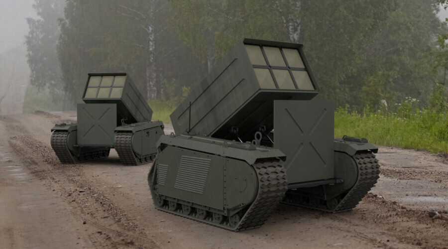 Unmanned ground vehicle UGV. Themis беспилотная Боевая платформа. Milrem Themis UGV. Беспилотная Боевая машина «Black Knight».