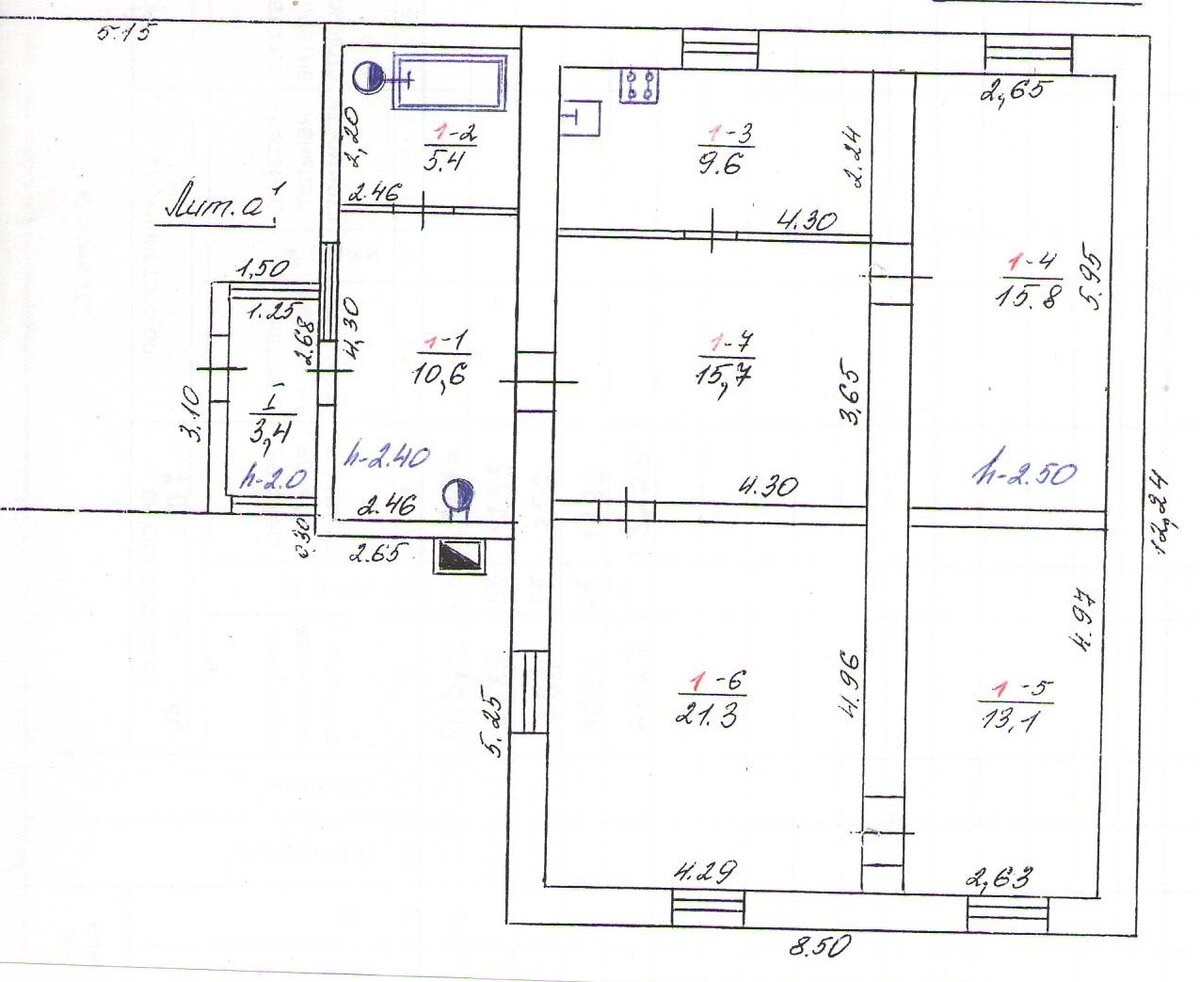 Дом до перепланировки