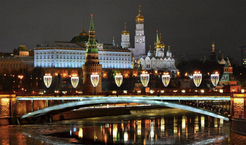 Российская столица. Москва. Кремль Москва. Ночная Москва. Кремль ночью зимой.