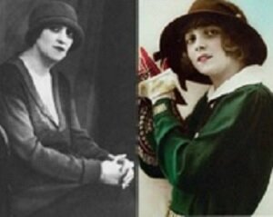 Фаина Раневская (слева - в Баку, 1929 г) 