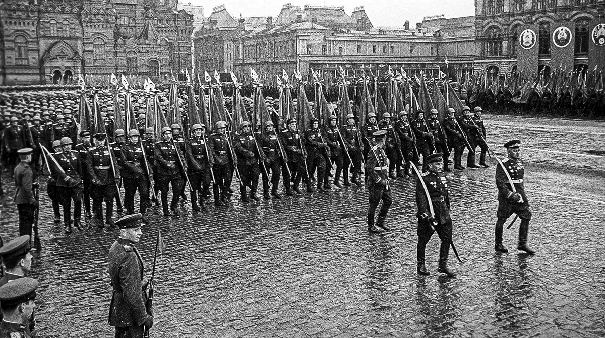 Фотографии парада победы в москве 1945