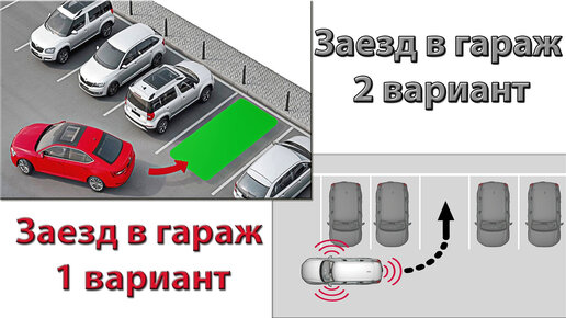 Парковка боком между машинами