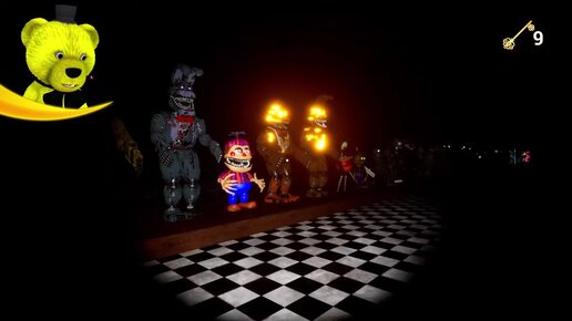 ГУЛЯЮ в ПАРКЕ АТТРАКЦИОНОВ FNAF с АНИМАТРОНИКАМИ 😀