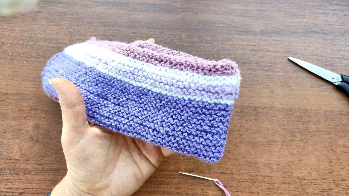 Простой способ связать теплые следки. С этим справится любая мастерица ...