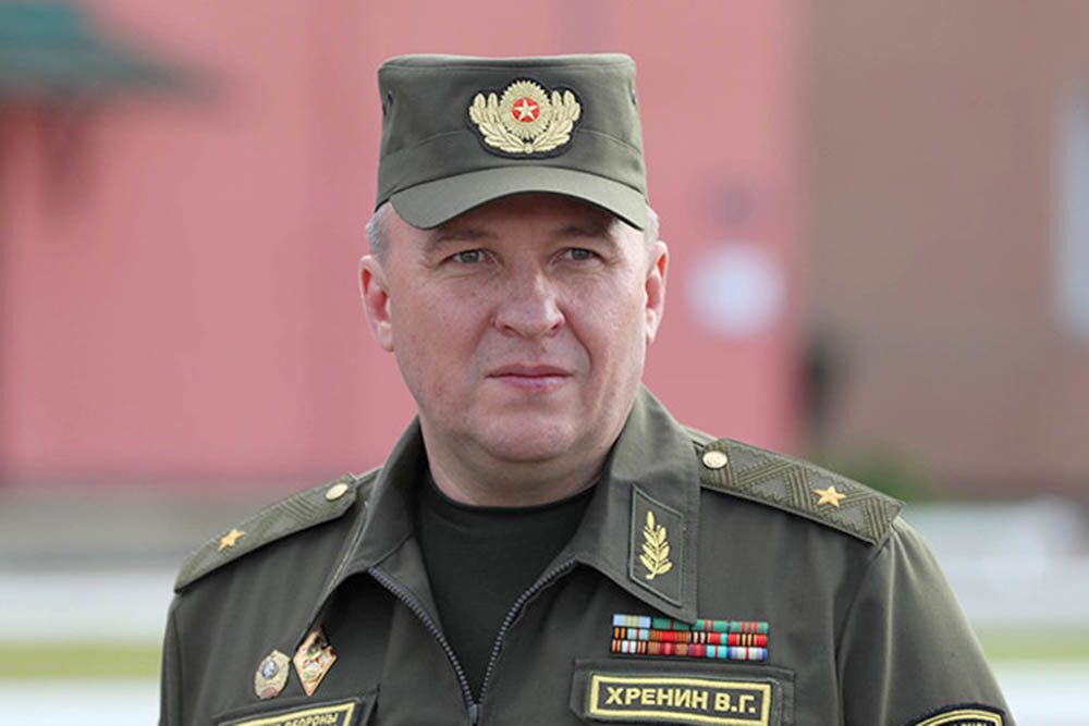 Министр обороны Беларуси Хренин.