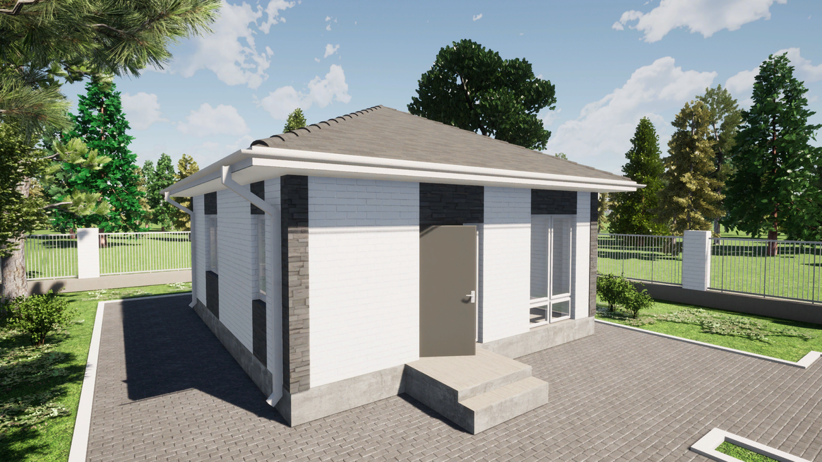 Проект разработан архитектором ООО "СК "Домовой" (г. Краснодар)