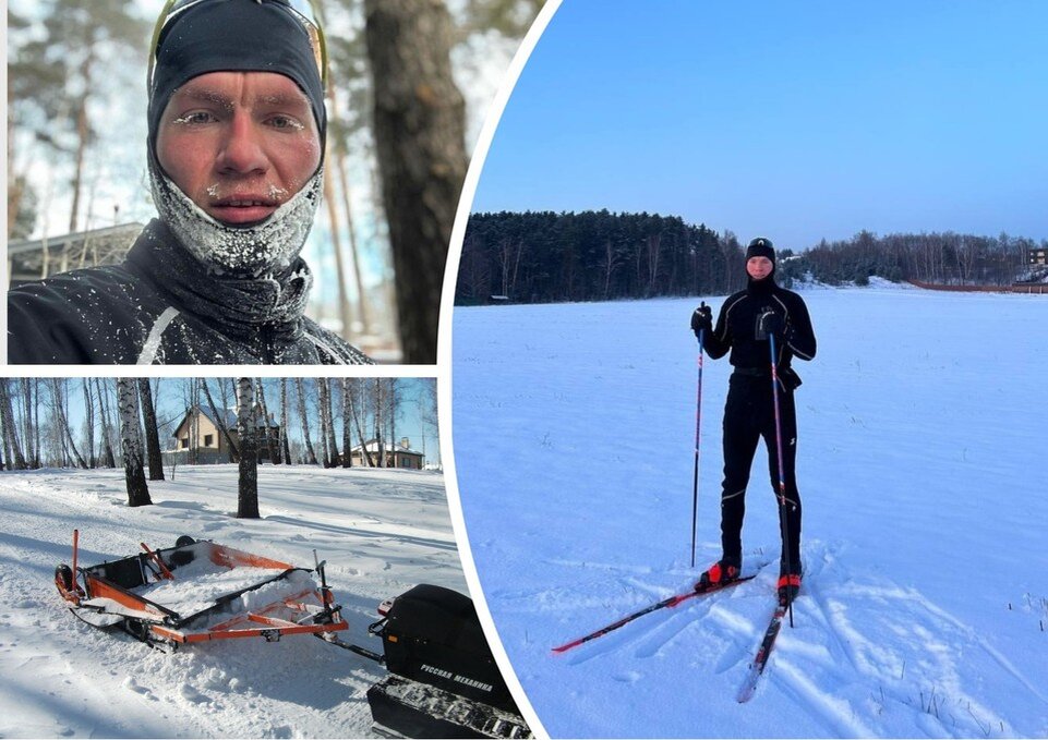     Многократный Олимпийский чемпион Александр Большунов воплотил идею собственной лыжной трассы. Фото соцсети