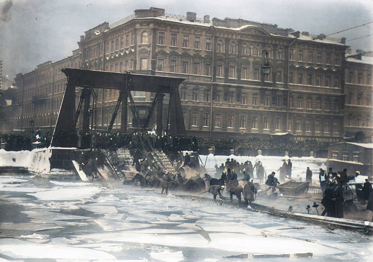 египетский мост в санкт петербурге старые