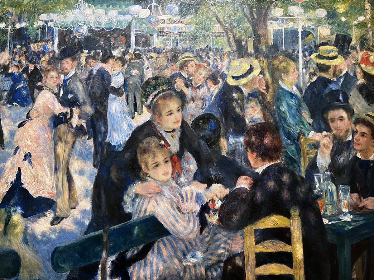 «Бал в Мулен де ла Галетт», Пьер Огюст Ренуар, 1876 г. Музей Орсе, Париж. Фото автора