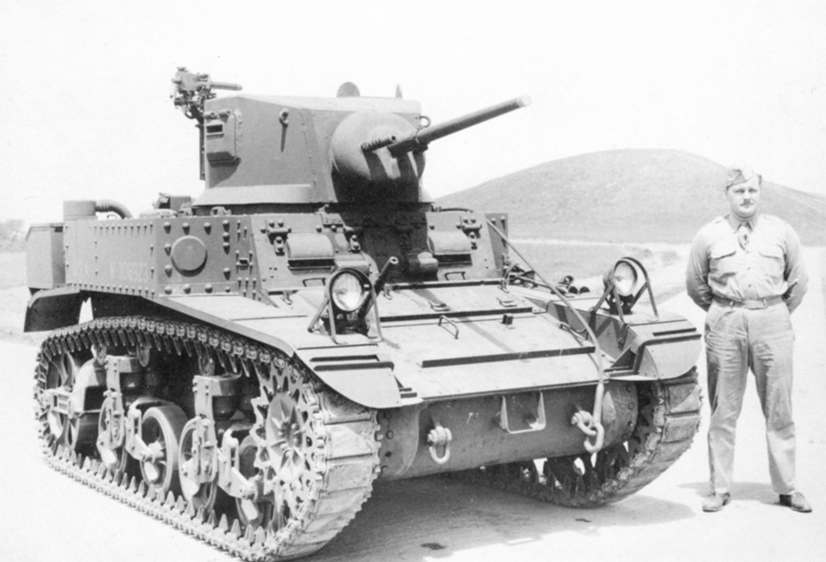 Первый опытный образец Light Tank M3A1.
