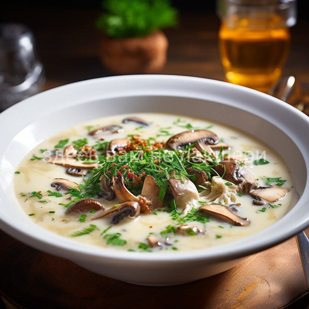 Суп с плавленным сыром и лесными грибами. | Готовим дома, вкуснее чем в  ресторане! 🍽 | Дзен