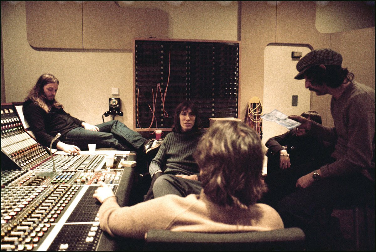 Pink Floyd в студии...