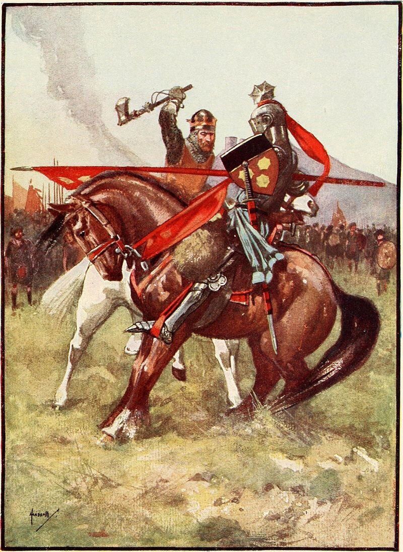 https://ru.wikipedia.org/wiki/Войны_за_независимость_Шотландии#/media/Файл:Bruce_brought_his_axe_crashing_down_upon_the_head_of_Bohun.jpg