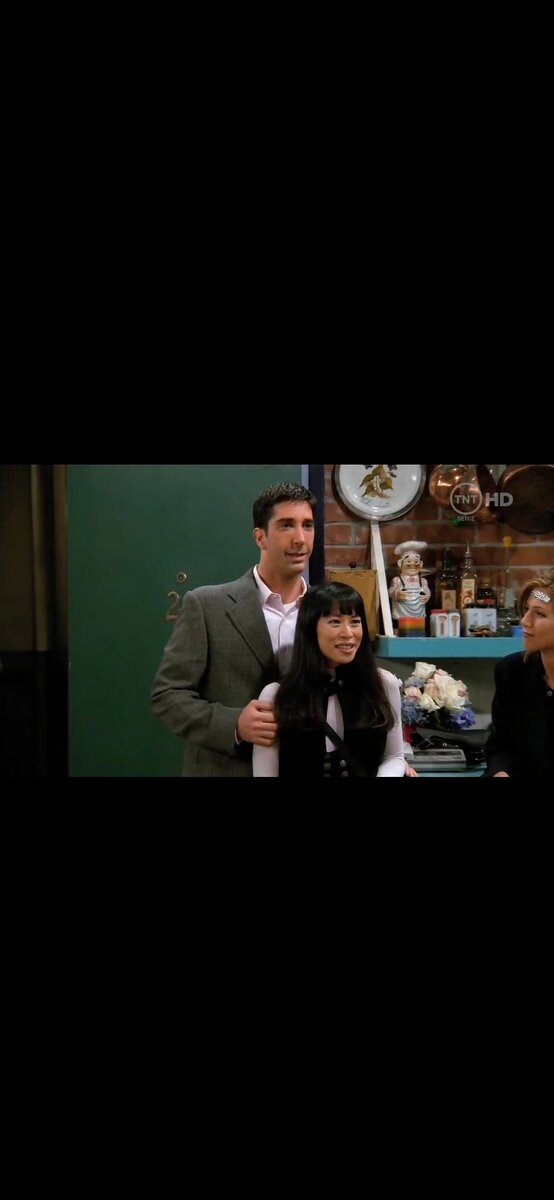 Росс и Джули. Сериал Друзья. Скриншот