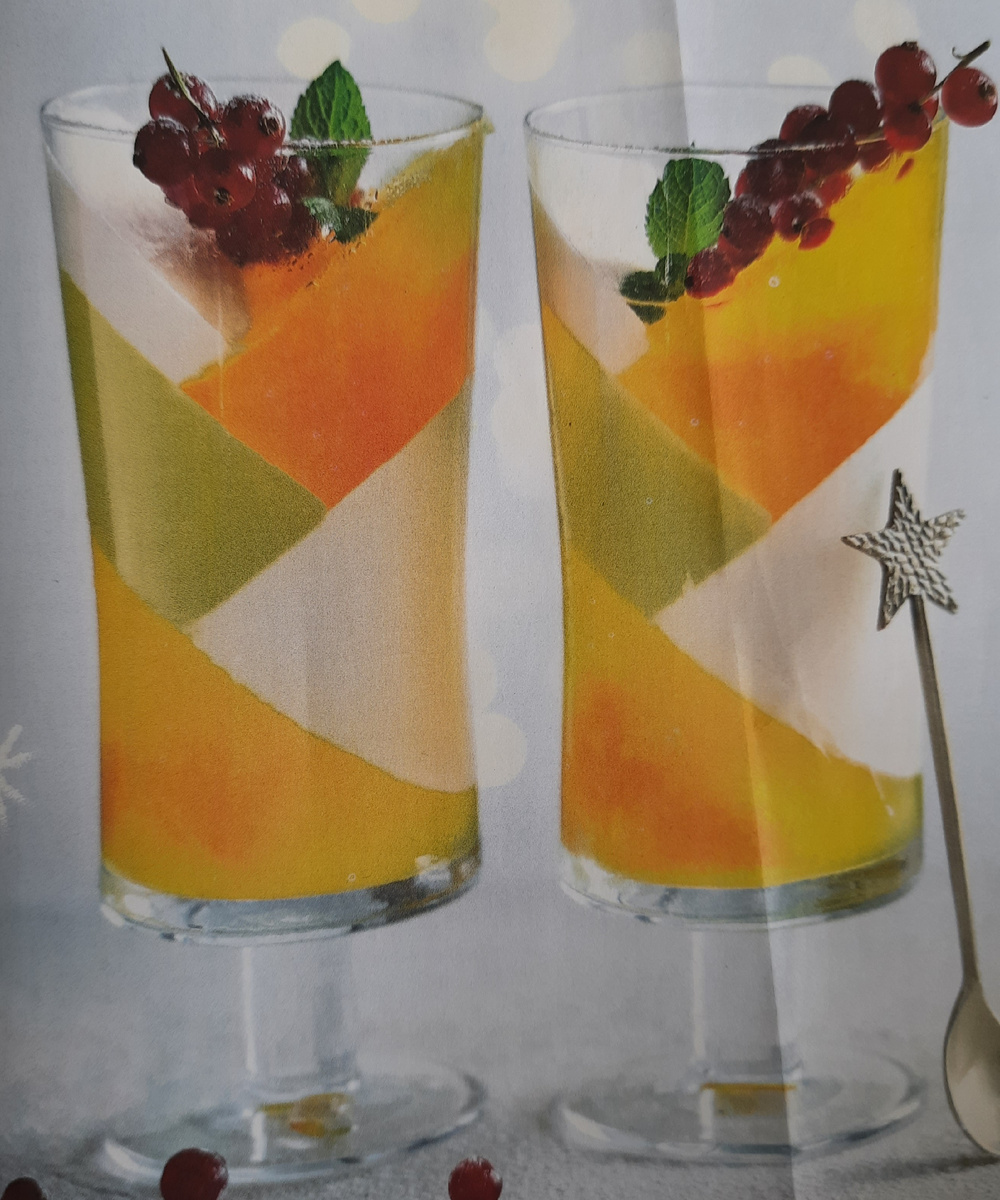 Йогуртово- цитрусовое желе