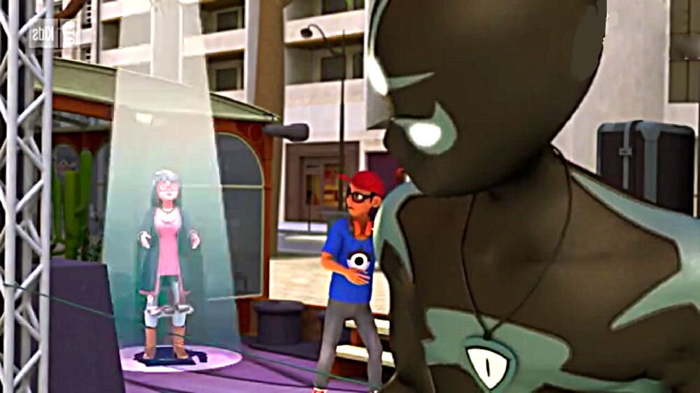 Амок создаёт луч-прожектор, попавший под его свет не сможет убежать.