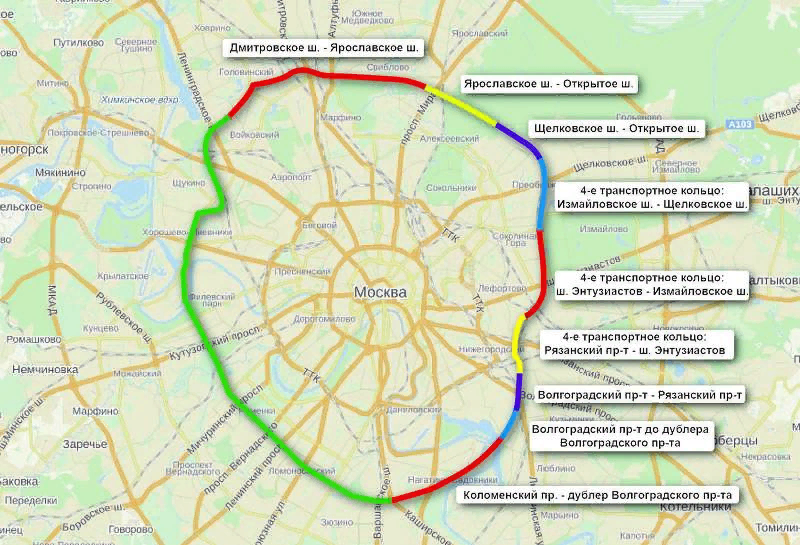 Карта москвы в 3 в