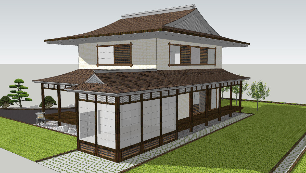 Проект частного гостевого дома. Архитектор Лиханова Е.А. ООО "КВАДР-А" 2018 год