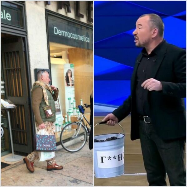 А. Шейнин "на стиле" и на работе. Ощутите разницу. Фотоколлаж из открытых источников