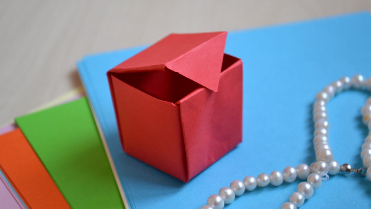 Оригами коробочка с крышкой и без: пошаговые инструкции, схемы, фото идеи