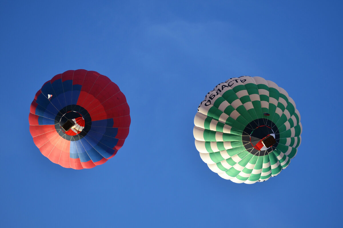 Тепловые аэростаты "КАЛУГА" и "КАЛУЖСКАЯ ОБЛАСТЬ"