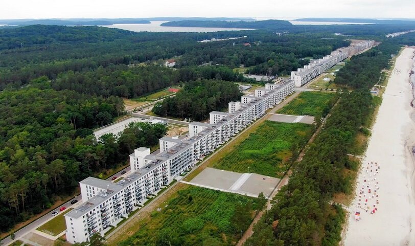 Курорт Prora на острове Рюген