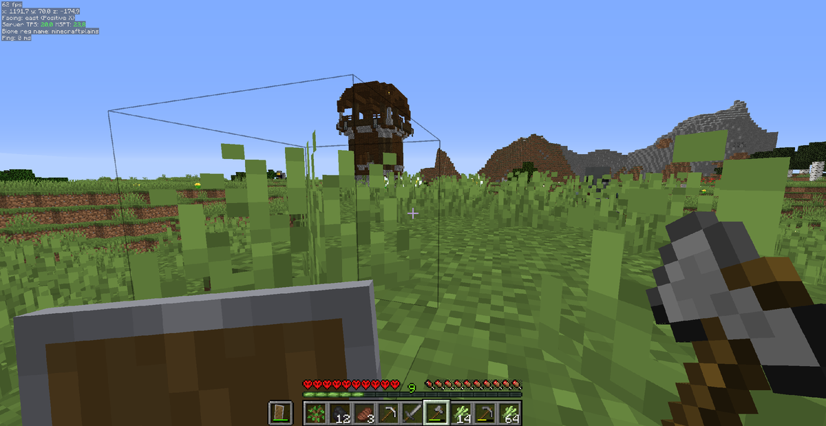 Самый первый скриншот, я его сделал, чтобы сохранить координаты аванпоста, потому что он далее пригодится.