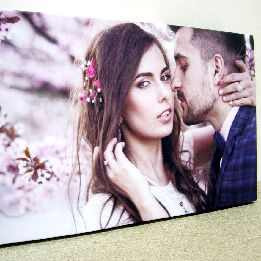 Фотопечать на холсте размером 40×60.