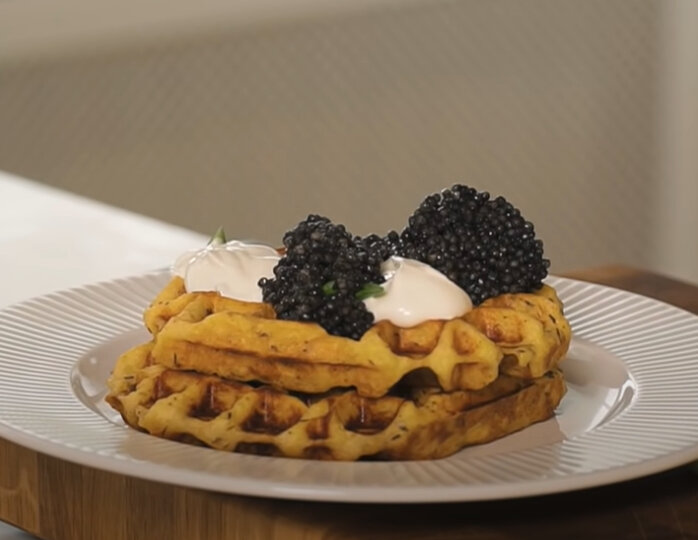 Картофельные вафли. Фото: кадр из YouTube-шоу Ivlev Chef