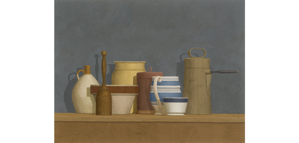 Натюрморт 1982. 34.3 × 45.7 × 3.8 cm. 30 000$