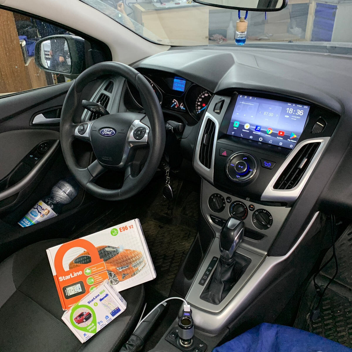 Ford Focus 3 - установка новой мультимедиа на базе Android, установка  камеры заднего вида, установка StarLine A93 с GSM модулем | Автостудия  Vinyl Style | Дзен