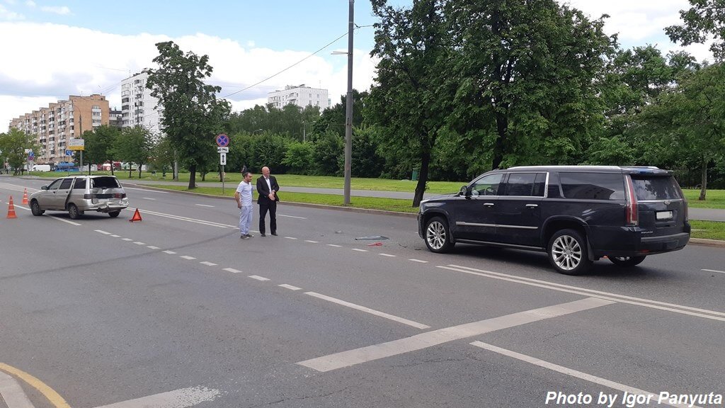 ДТП, когда автомобиль сзади совершает наезд на автомобиль спереди (галерея)