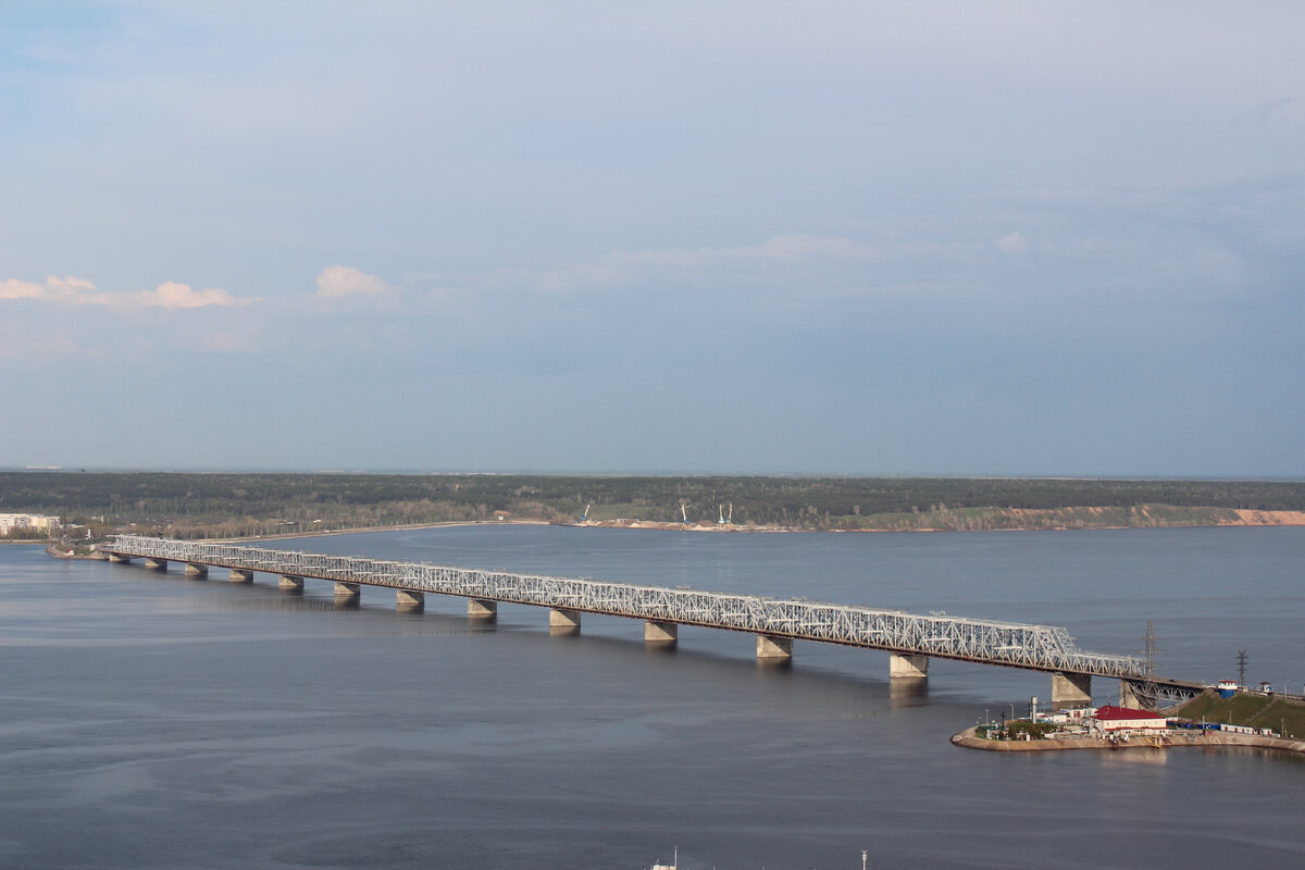 Старый мост через волгу