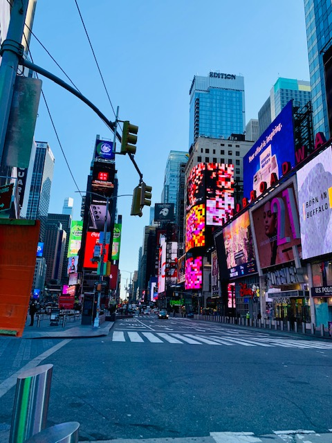 Times square/ April 2021