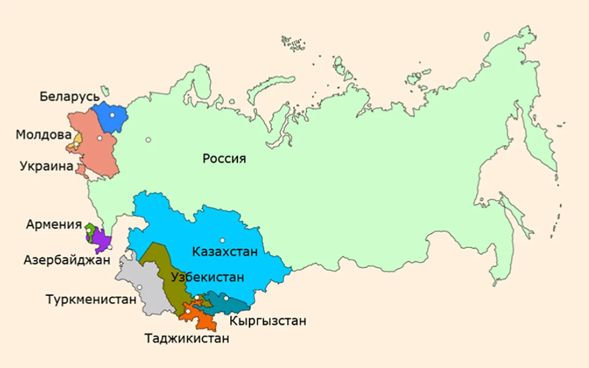 Страна снг не имеющая границу с россией