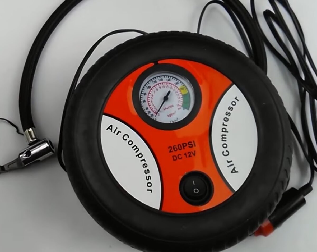 Мембранный насос для накачки шин