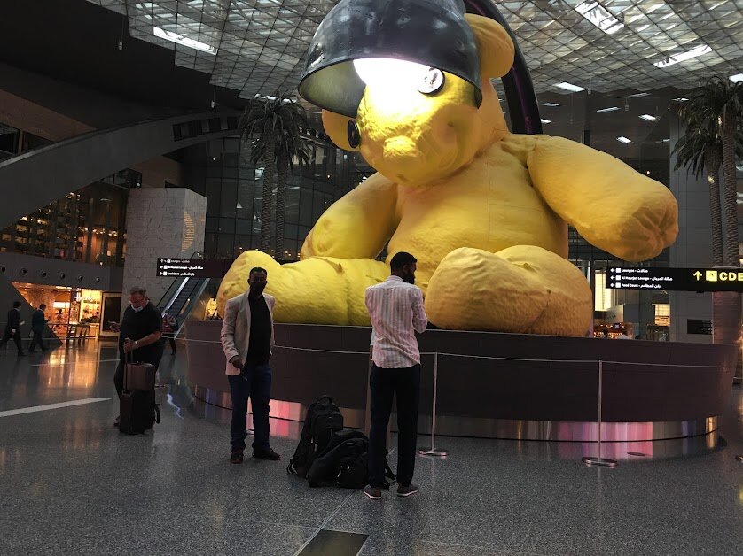 Пожалуй, самый узнаваемый символ аэропорта в Дохе, Арабские Эмираты.