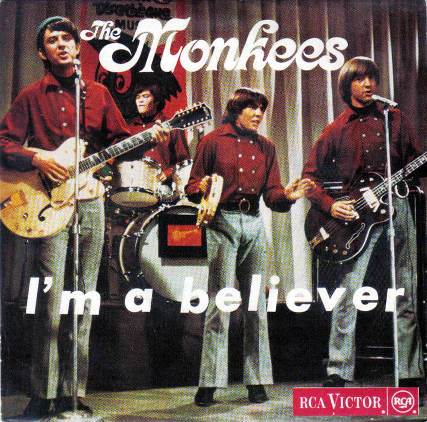 Слушать песню i m. The Monkees the Monkees 1966. I'M A Believer. I’M A Believer the Monkees. The Monkees фото.