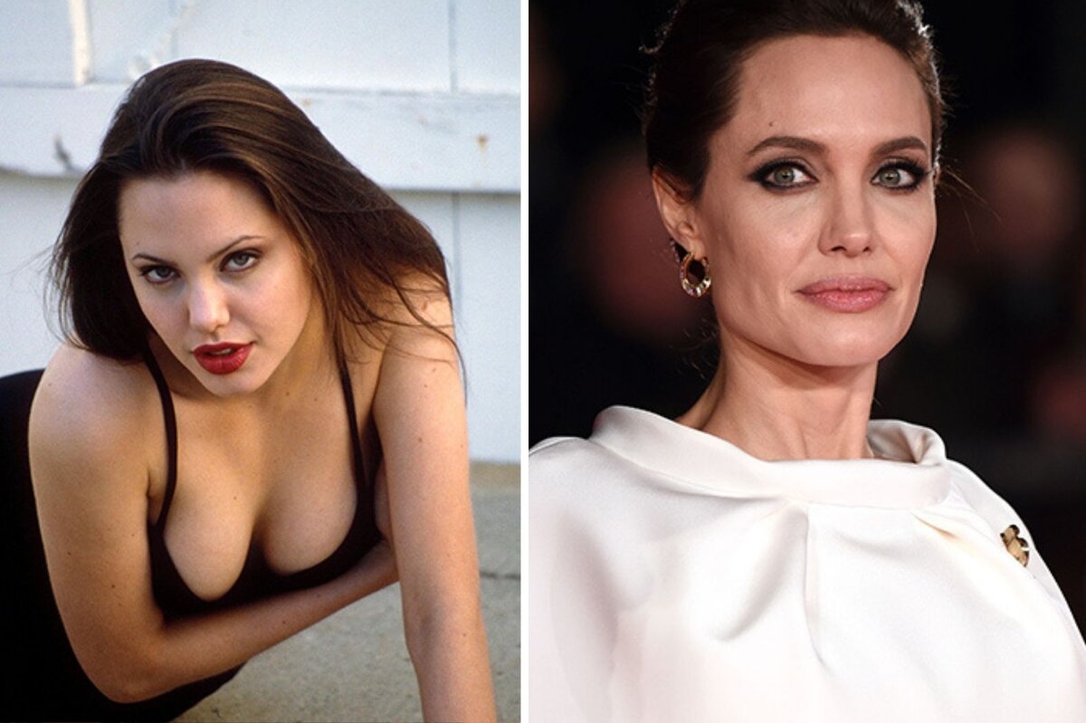 Джоли губы до и после Angelina Jolie (And Her Chin Cuff) Dazzle At The LA Premiere Of Eternals HuffPos