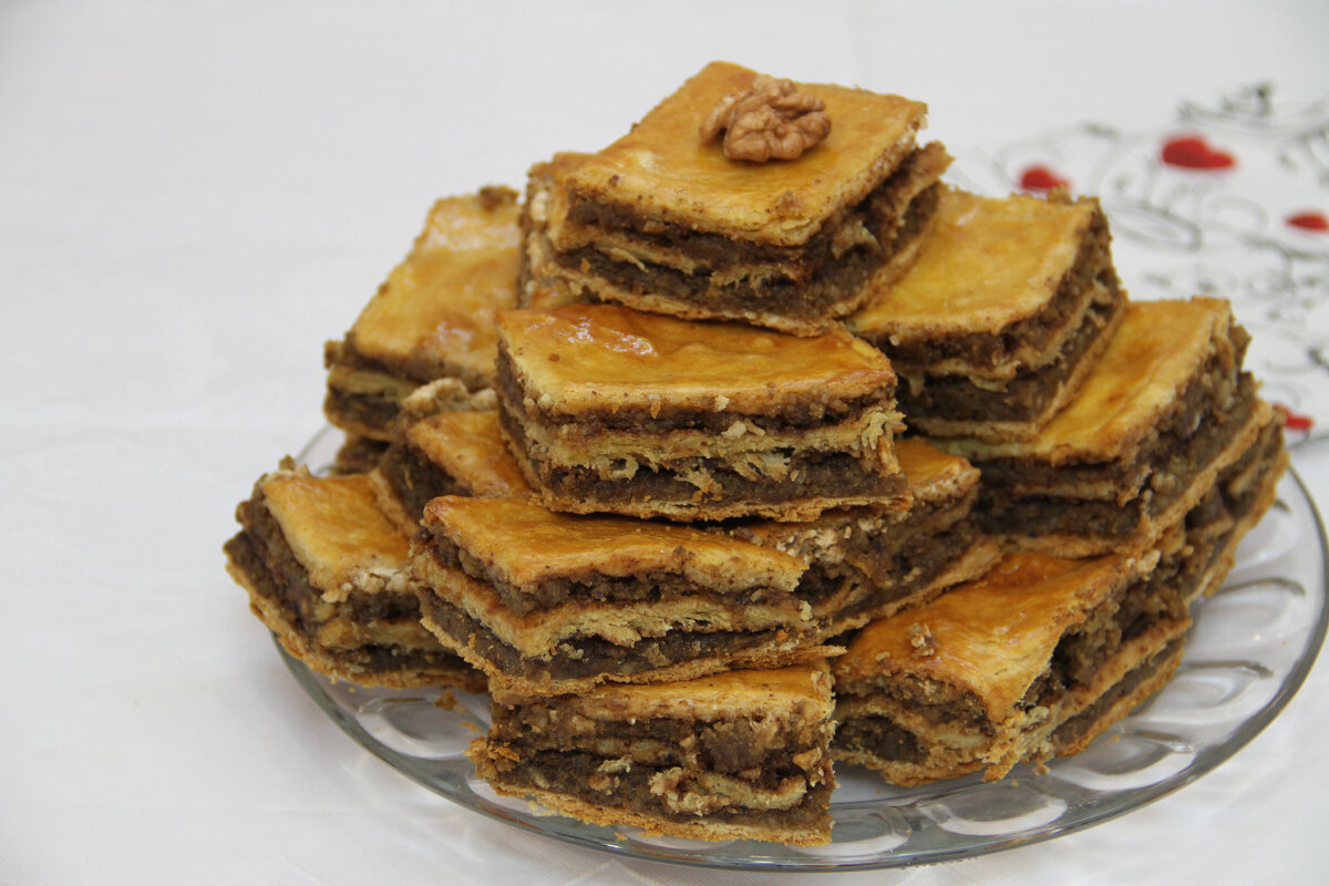 Пахлава пирог с грецкими орехами