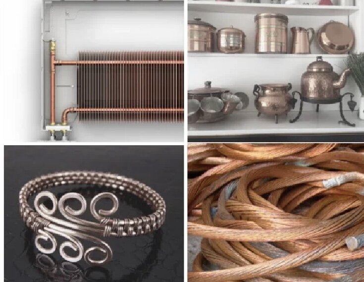 Из меди делают много полезных вещей 