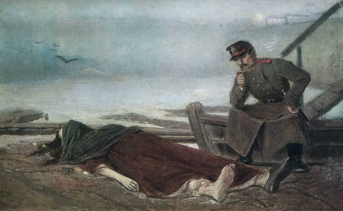 Василий Перов. Вариант картины "Утопленница"