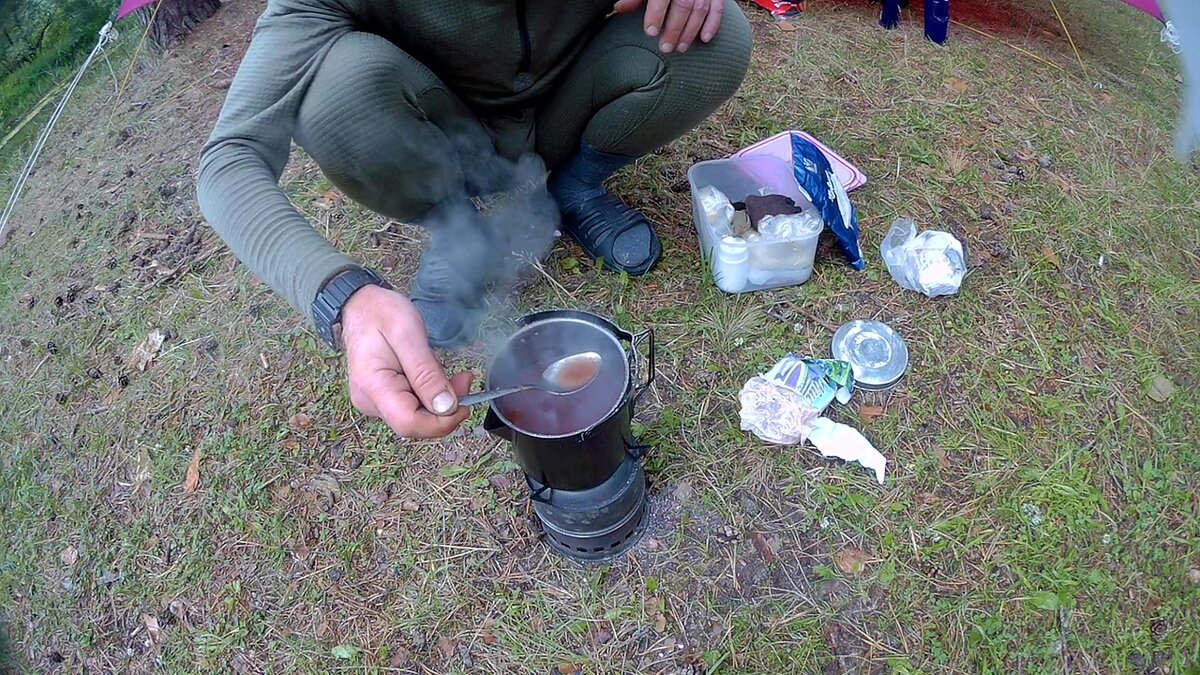 Сливочный кисель в шоколаде