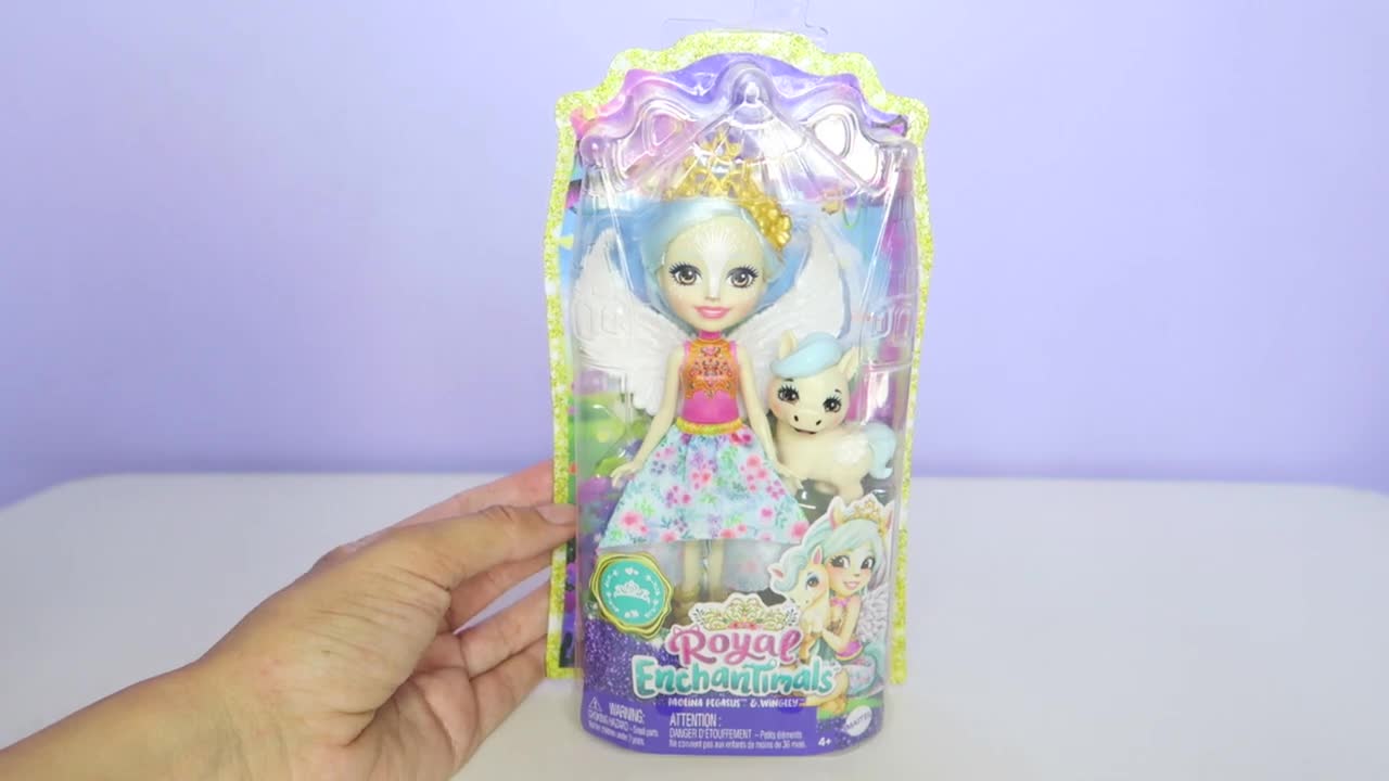 Кукла Enchantimals Royals Paolina Pegasus & Wingley, бренд Mattel