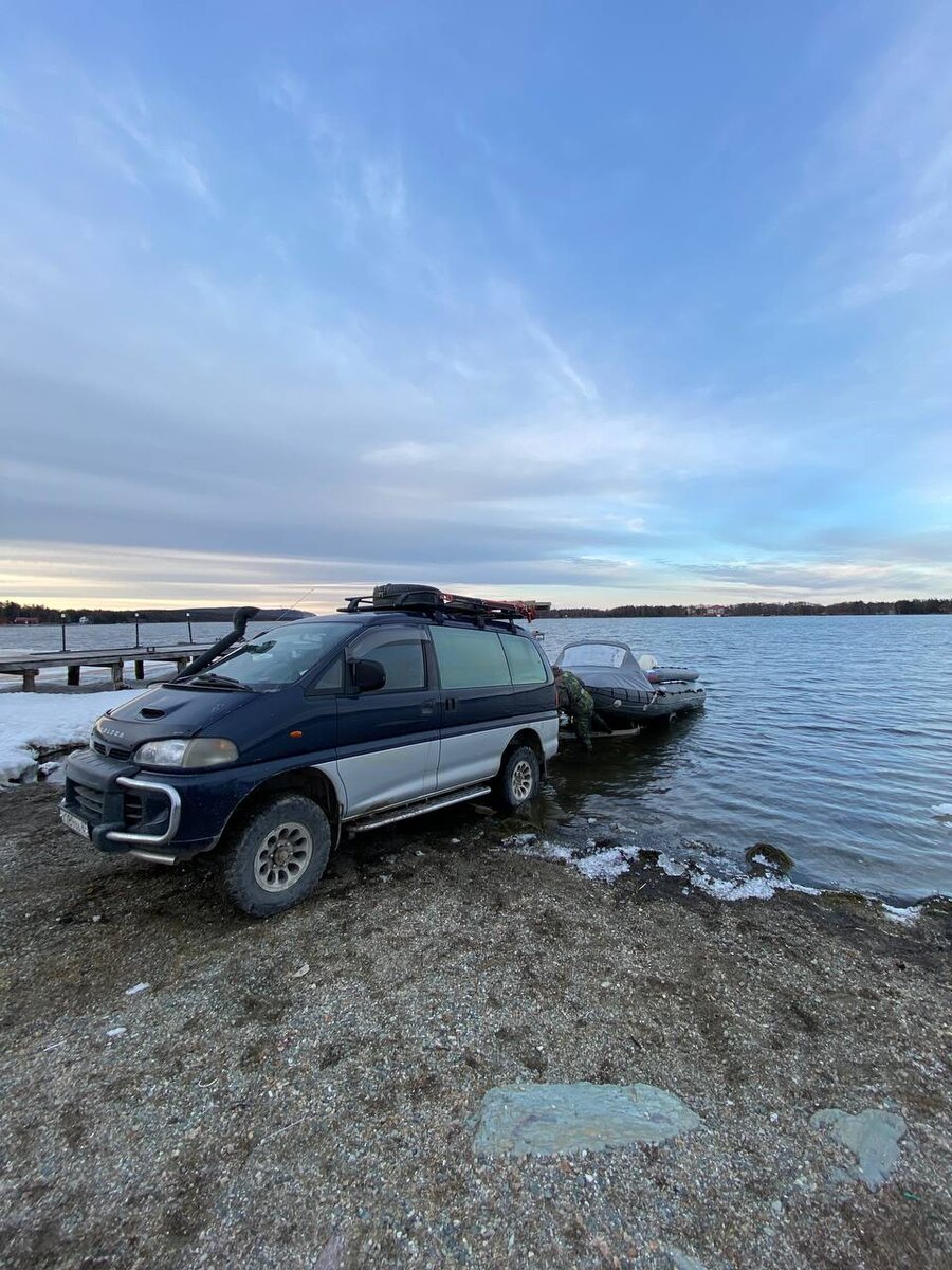 Испытание лодки перед долгожданной поездкой