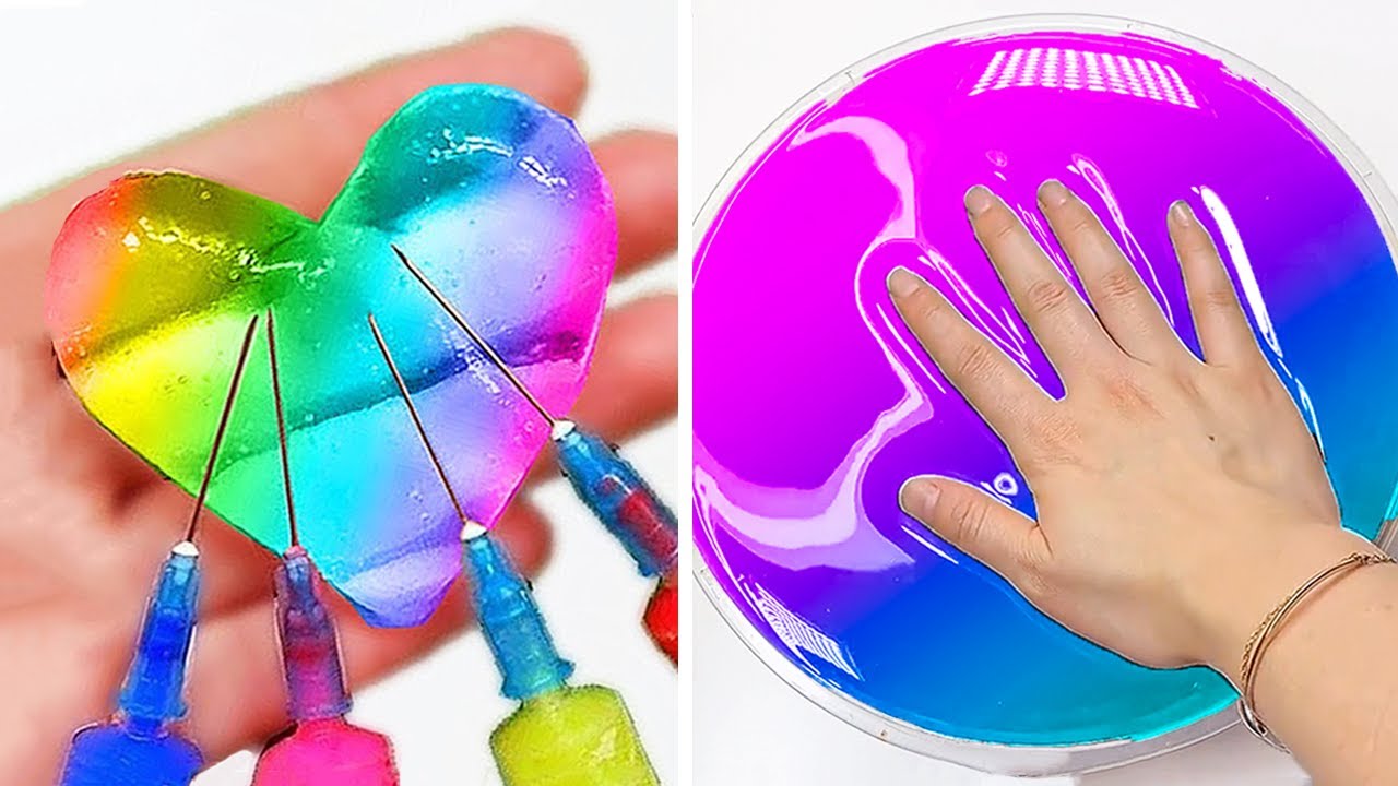 Satisfying Crunchy Slime ASMR 2020, Relaxing Slime Videos