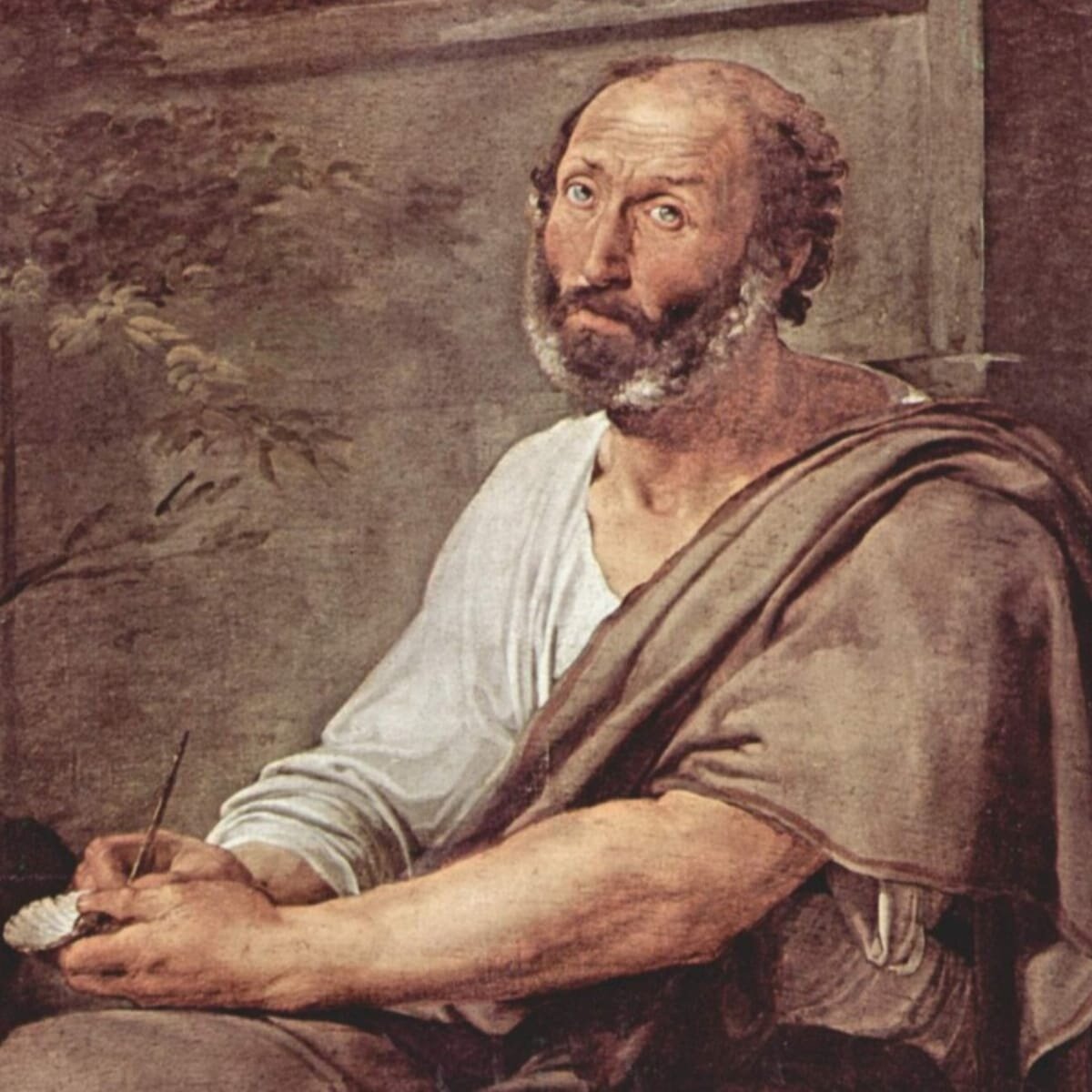 Аристотель. Фрнческо Айес, 1811, Венеция, Галерея Академии, взято из открытых источников