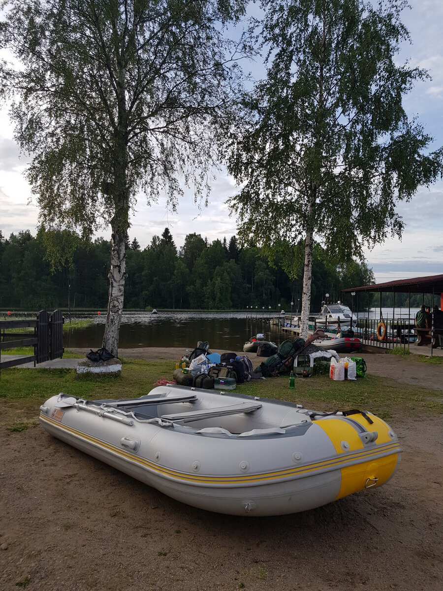 разобрались, надулись быстро, лодка #BambukBoats 